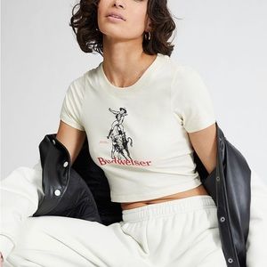 Pacsun Budweiser baby tee